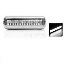 항해등 선박 라이트 42LED 50W 방수 보트 트랜섬 라이트 스테인레스 스틸 해양 수중 폰툰 액세서리 2, 04 42led white 1pc