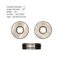 닛블드라이브 롤. 023 .030 미그 용접기 용 널링 V U 그루브 와이어 피드 장비 액세서리 비즈니스 산업, [01] CHINA, [07] 7