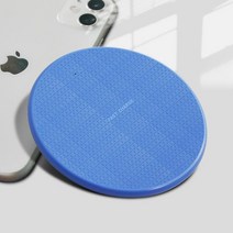 Qi 무선 충전기 휴대폰 고속 충전 도크 아이폰 삼성 샤오미 화웨이 P3 용 5W 10W, Blue