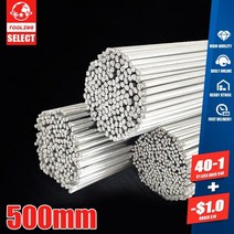논가스 용접기 휴대용 레이저 알곤 아크 co2 50cm 저온 바 코어 용접 솔더 와이어, 1.6mm x 50cm, 수량 50개