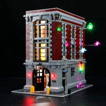 고스트버스터즈 조작서 본부용 BRIKSMAX LED 조명 키트 - 레고 75827 건물 블록 모델과 호환 가능 - 레고, 스택, 한 사이즈