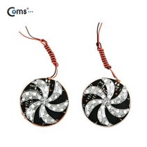 Coms LED 램프(랜턴) 슬림형(원형/2Set) DC전원/65mm (오토바이/자동차 설치) 에폭시 방수 컬러조명(색조명) 점멸등, 상세내용표시