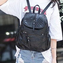 여성 수납공간 다용도 캐주얼 가방 데일리 PU 백팩