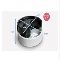 풍수 정수기 애견 애묘 애완동물 파이오니아 급수 필 3중필터 3단여과 강아지물그릇 고양이물그릇