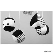 HI 도형흑백모빌 신생아모빌 흑백모빌 딸랑이인형 봉