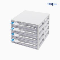 코메드 CMD-603-2 멀티박스 4칸 투명서랍장