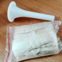소시지 포장 10 개/몫 소시지용 케이싱 각 길이: 2.5 미터 너비: 28mm 살라미 먹을 수없는 케이싱 + 깔때기 고기 필러