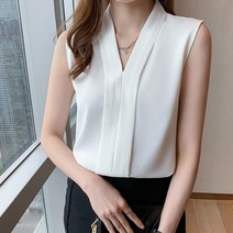 자켓 민소매 4컬러 여성나시 이너웨어 슬리브리스 보들보들 블라우스 이너티