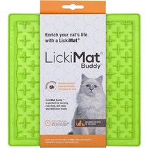 고양이캣휠 캣휠 고양이휠Lickimat 클래식 고양이 슬로우 피더 핥기 매트 지루함 불안, 05 터키석._01 버디