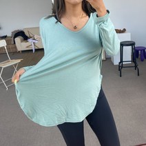 운동하는언니들 / 긴팔 요가 롱 티 요가복 필라테스복 필라테스옷