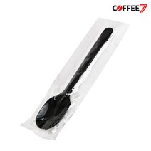 (빙수스푼)개별포장 145mm-블랙 / 2000개, (빙수스푼)개별포장 일회용-블랙 147mm 2000개/1박스