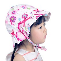 양면 플라워 벙거지 아기모자48-52cm 300058#SumBmer2!@2237496EA