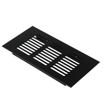 환기구 배관 커버 vents perforated sheet 알루미늄 air vent 홈, 검은색, 80mm, 350mm