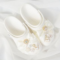웨딩 보석 진주 리본 참 세트