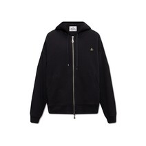 [비비안웨스트우드] 22FW ORB 로고 자수 후드집업 3I010005 J0006 N401