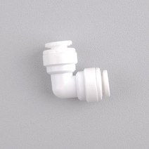 정수기부품 호스연결 앨보 정수기부속 L형피팅 6mm, 1개