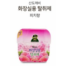 YB[미르쇼핑] 산도깨비 70일 지속 화장실용 탈취제 겔타입 300g 라벤더&레몬&피치 !!!, 피치 5개