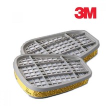 3M 산성가스용 방독마스크 정화통 필터 도색 철광석 농약 도장 터널공사 페인트