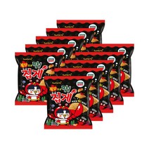 삼양 불닭으로 딱 집게 70g 봉지과자 10봉 간식 스낵, 10개
