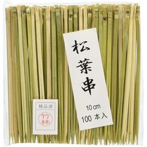 만요 마츠바 꼬치 대나무 중국제 (100개입), 100 mm, 100개입 1세트