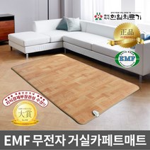주식회사 한일의료기 EMF 곤마루 전기장판 모노륨 거실 카페트매트, 1인용(100x183)