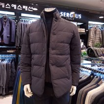 세르지오 에스에스패션 남성 브랜드 20FW 가볍고 멋스러운 구스다운 퀼팅 패딩 자켓 점퍼