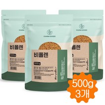 벌화분 비폴렌 먹는화분 꿀벌 화분 가루 100% 스페인산 500g, 3개