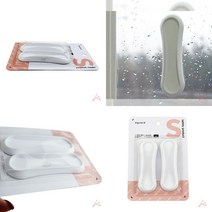 안전유리손잡이 곡선백색 유리문손잡이 방문손잡이, 손잡이, LP-26 안전유리손잡이(곡선백색)