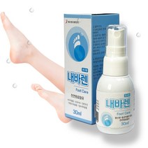 내바렌 뿌리는 발 발톱 각질 관리 무좀 스프레이 약 40ml 3개, 1개, 1개