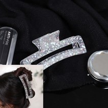 집게핀 반투명민트 큐빅집게핀 헤어악세사리쇼핑몰 똥머리핀 반머리핀 큐빅머리핀 여자아이머리핀 여아핀 헤어