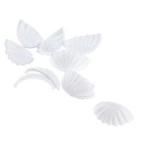 YSSHOP 10pcs 1:6 플라스틱 도어 손잡이 인형 집 미니어처 척 처리, 설명, 화이트