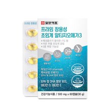 일양약품 프라임 장용성 초임계 알티지오메가3 60캡슐, 1개, 60정