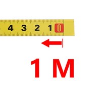 측정기 1-5M T 트랙 줄자 미터 접착식 측정 테이프 눈금자 라우터 테이블 톱 목공 도구, 1m right to left