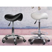 새들 체어 승마 의자 미용실 마사지 말안장 스툴, 앉은 키 최대 82cm