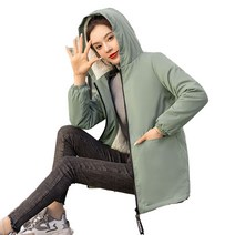 기모 하프 트렌치 여 추동파 극복 코트