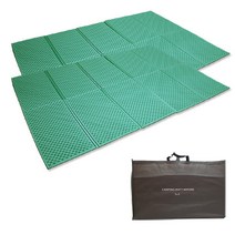 코만도 2단 캠핑매트 2p + 보관가방, 카키