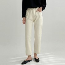 5color 세미 배기핏 밴딩 데일리 데님팬츠