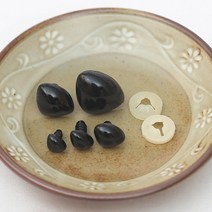 [대량구매]민자삼각코(인형코)(100개), 12mm