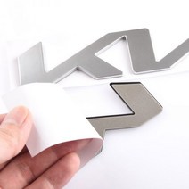 KN 배지 자동차 스티커 기아 K3 K4 K5 K7 K8 KX34521 엠블럼 스포티지 바디 수리 전면 후면 로고 액세서리 21cm 17 cm 15 cm, matte black, 210x49mm