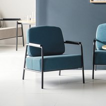 온가구 온가구 피지체 마린블루 1인용 인조가죽소파 사무실병원휴게실카페쇼파업소용의자, MOAGAGU 본상품선택