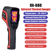 uni-t 적외선 열 화상 카메라 uti260b pcb 회로 산업용 감지 바닥 난방 파이프 테스트 a-bf rx600 열 화상 카메라, RX-680