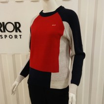 루이까스텔 FW 면분할 로고 자카드 라운드 여성 SW 3LCSW063R