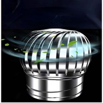 벤츄레이터 벤츄레타 스테인레스 스틸 지붕 환풍기 풍력 터빈 공기 환기 다락방 mm 파이프핏 팬, 100