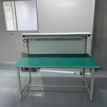 정전기 방지 테이블 포장 작업용 휴대폰 수리 공장 조립책상, L180xW80xH120단면스트랩백플레인