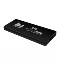 인네트워크 USB3.0 NGFF M.2 SSD 외장하드 케이스 IN-SSDM2BK 블랙