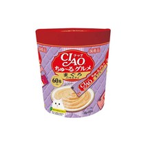 이나바 챠오츄르 애묘 간식 14gx60입 개별포장 파우치형, 참치, 1통