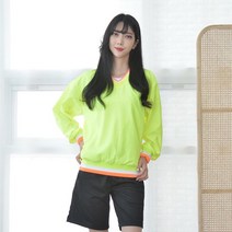 교복몰 형광 바람막이 브이넥 티셔츠 4color
