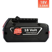 보쉬 전동 드릴 호환 배터리 리튬배터리 18V14.4v12v, 보쉬 18v3.0AH