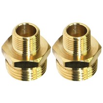 Interstate Pneumatics FGM016 1.9cm(3/4인치) GHT 수 x 1cm(3/8인치) NPT 호스 피팅, 2