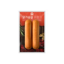 미트리 닭가슴살 프랑크 소세지 청양고추 100g, 닭가슴살 프랑크 소세지 청양고추 100g 1팩, 1개